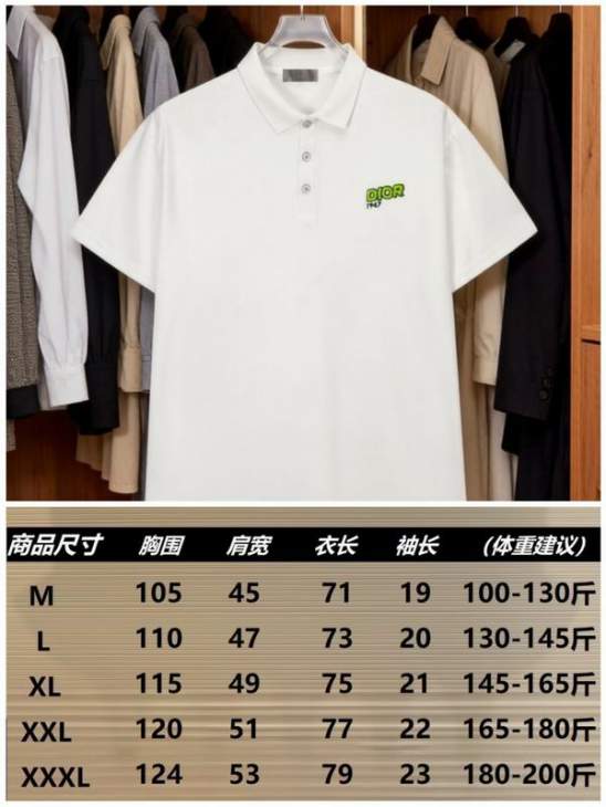 Dior Polo Shirts Short _SKUDiorM-3XLhgntx35928484